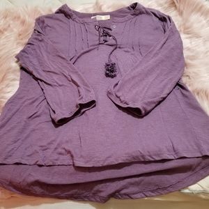 Faded Glory Purple Blouse 4 for $20